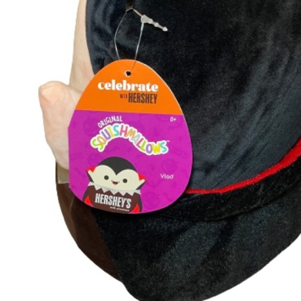 Squishmallows x Hershey 12” Vlad Vampire Chocolate Hershey Bar BNWT - Picture 3 of 3